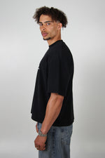 EMBROIDERED T-SHIRT BLACK thumb