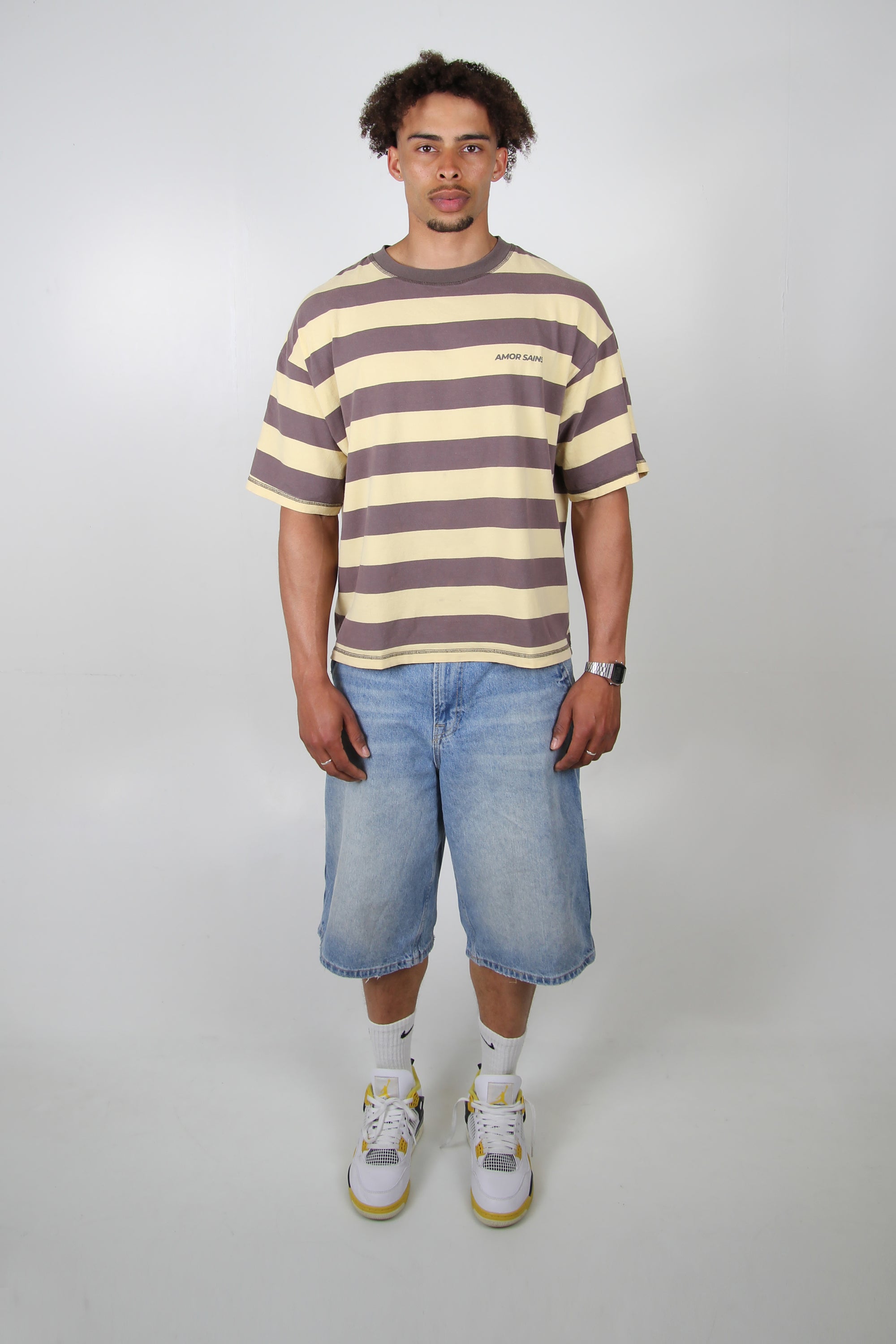 STRIPED T-SHIRT YELLOW/BLACK