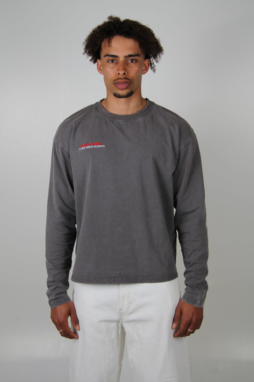 AS GREY LONGSLEEVE
