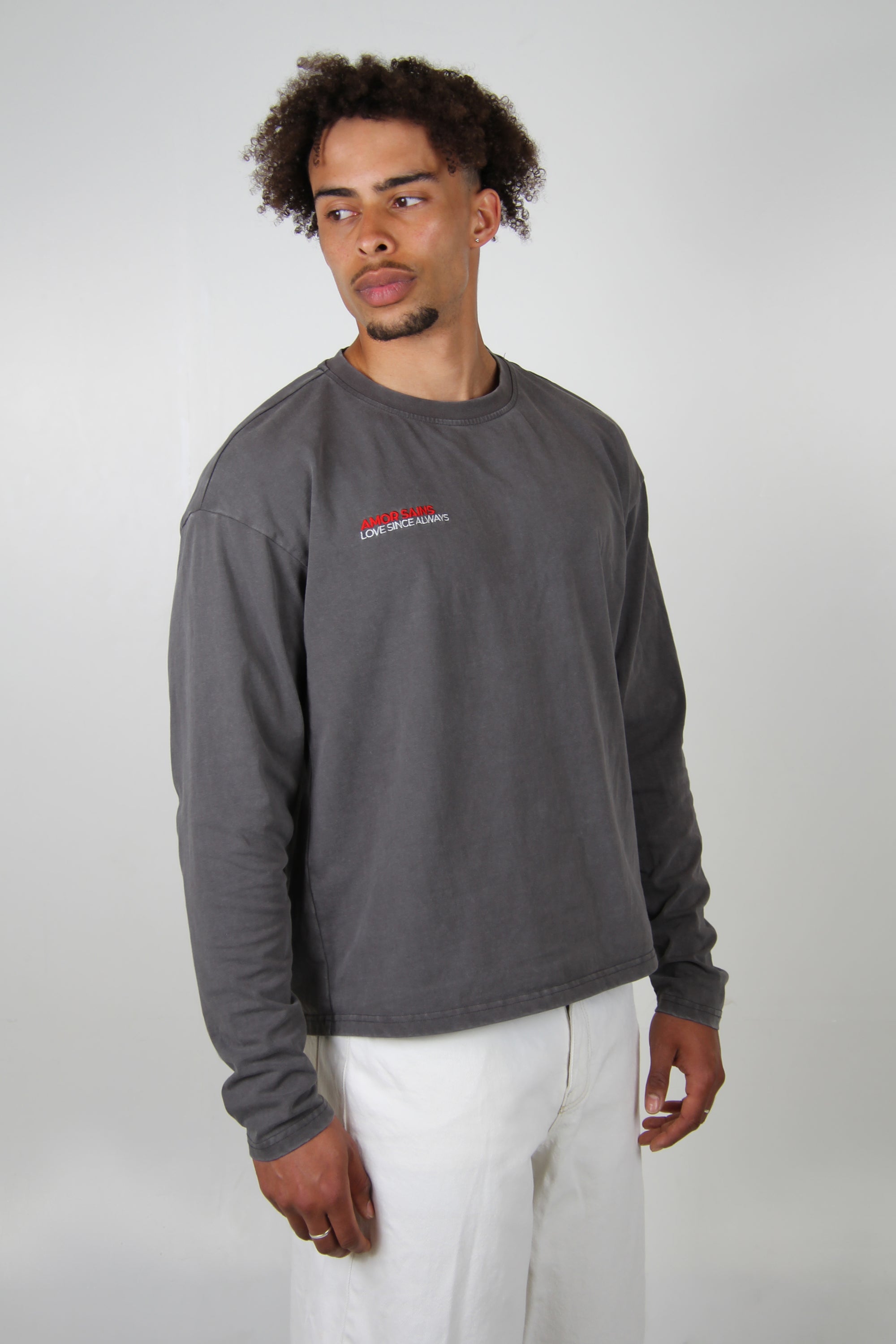 AS GREY LONGSLEEVE