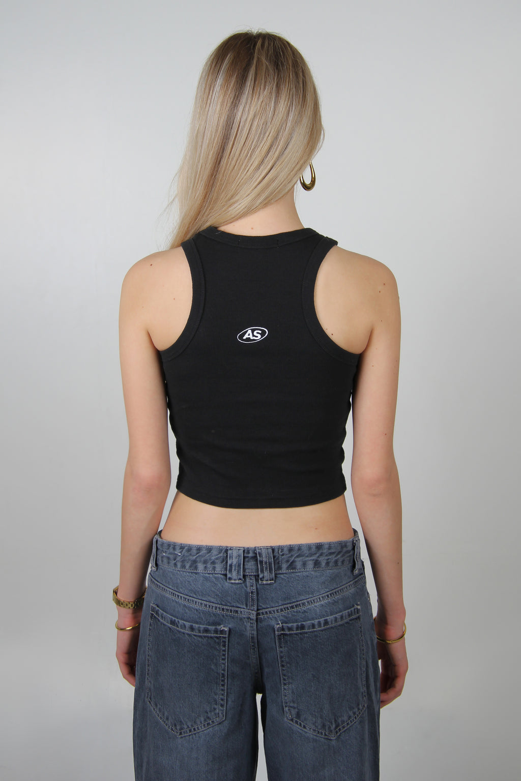 WOMAN TANK TOP BLACK