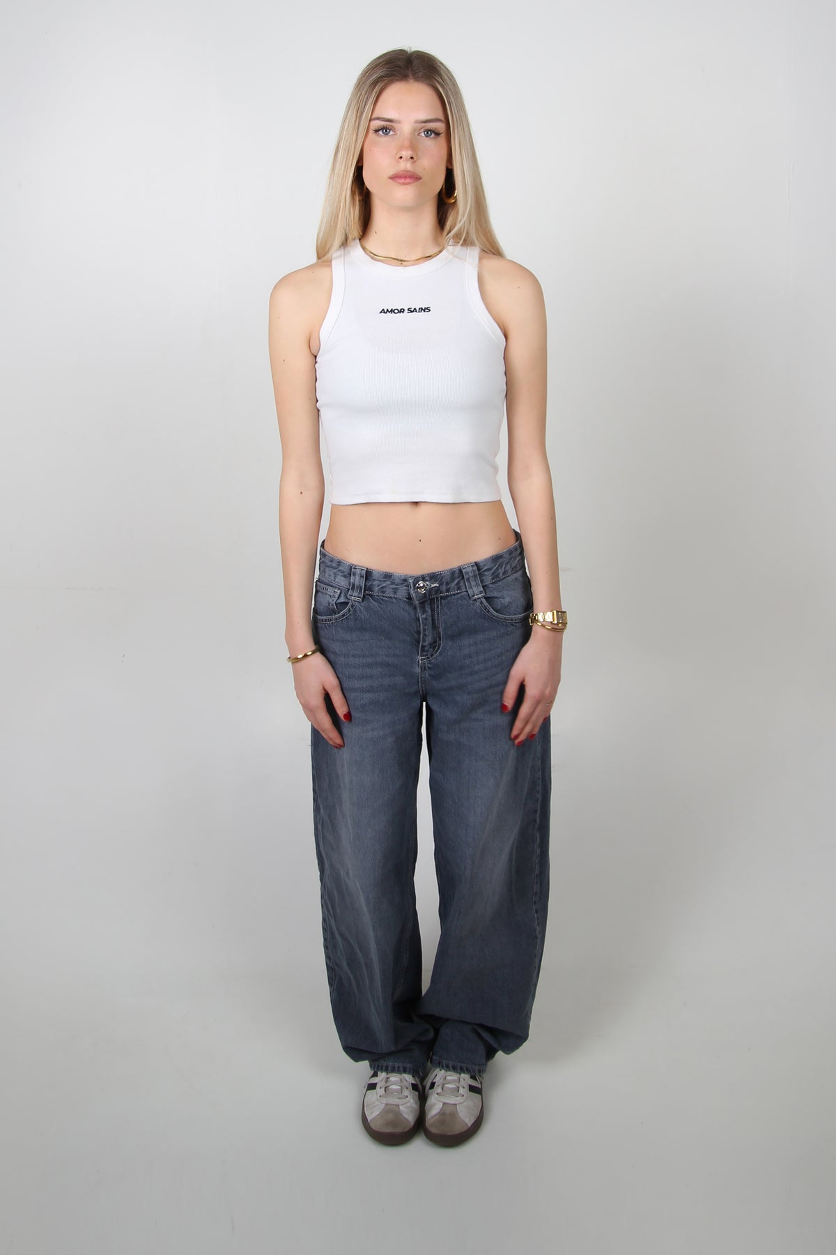 WOMAN TANK TOP WHITE