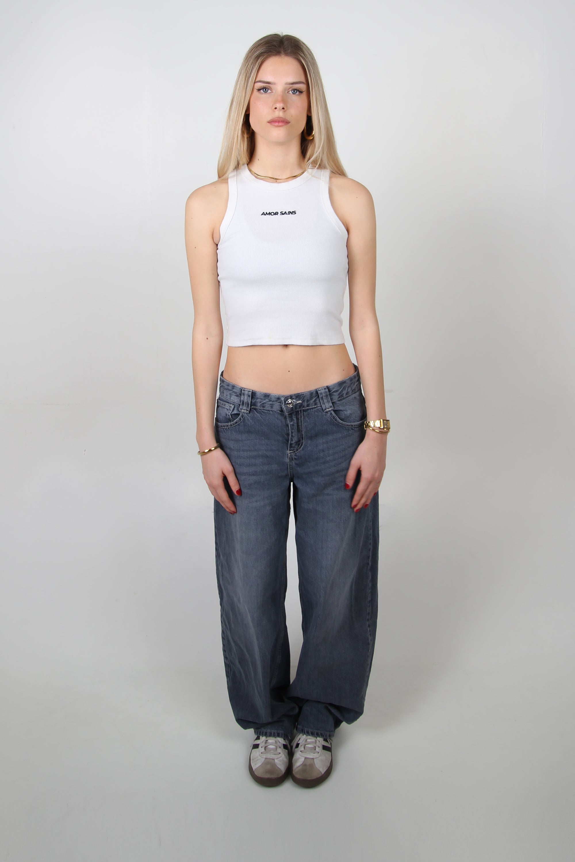 WOMAN TANK TOP WHITE