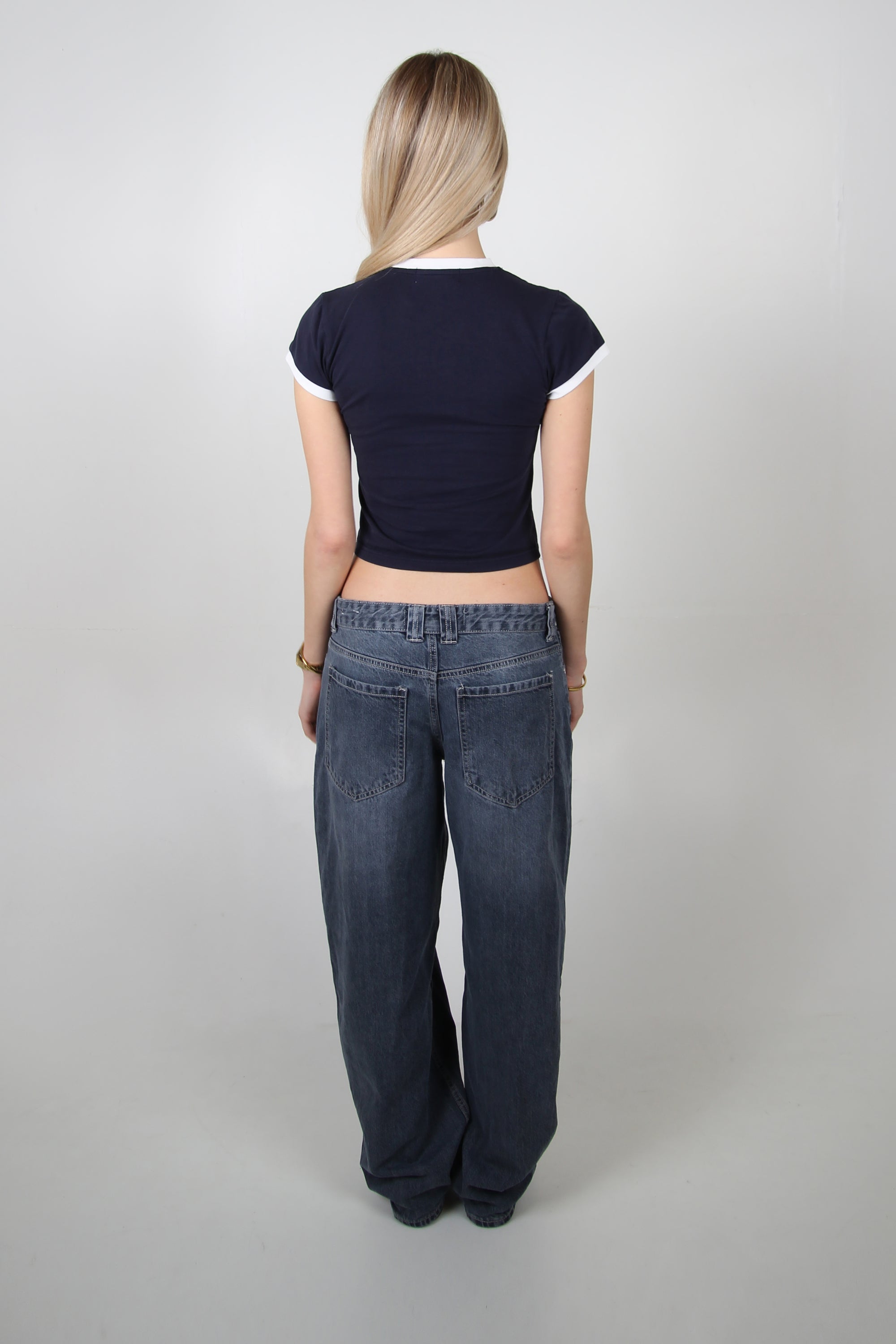 WOMAN T-SHIRT DARK BLUE