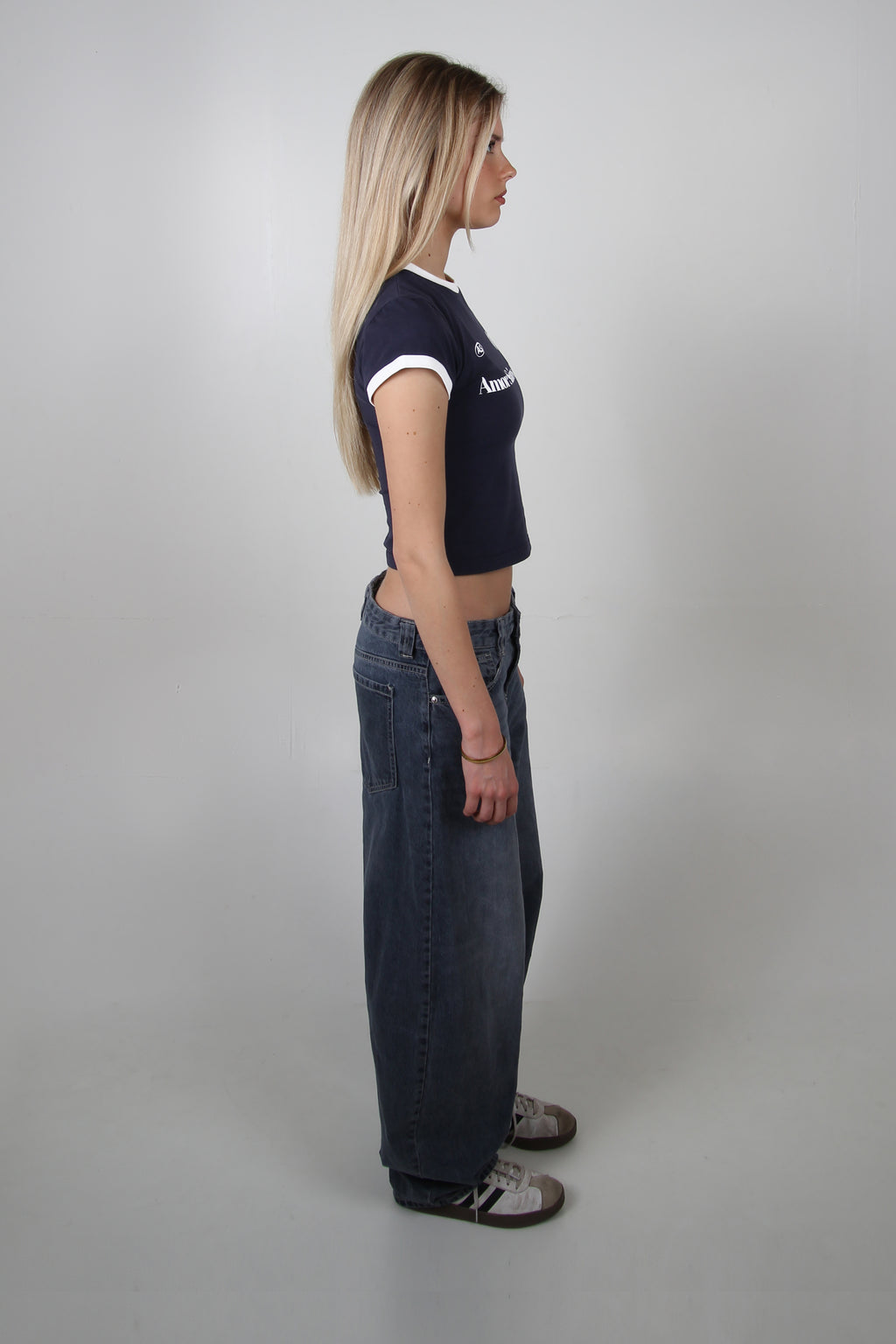 WOMAN T-SHIRT DARK BLUE