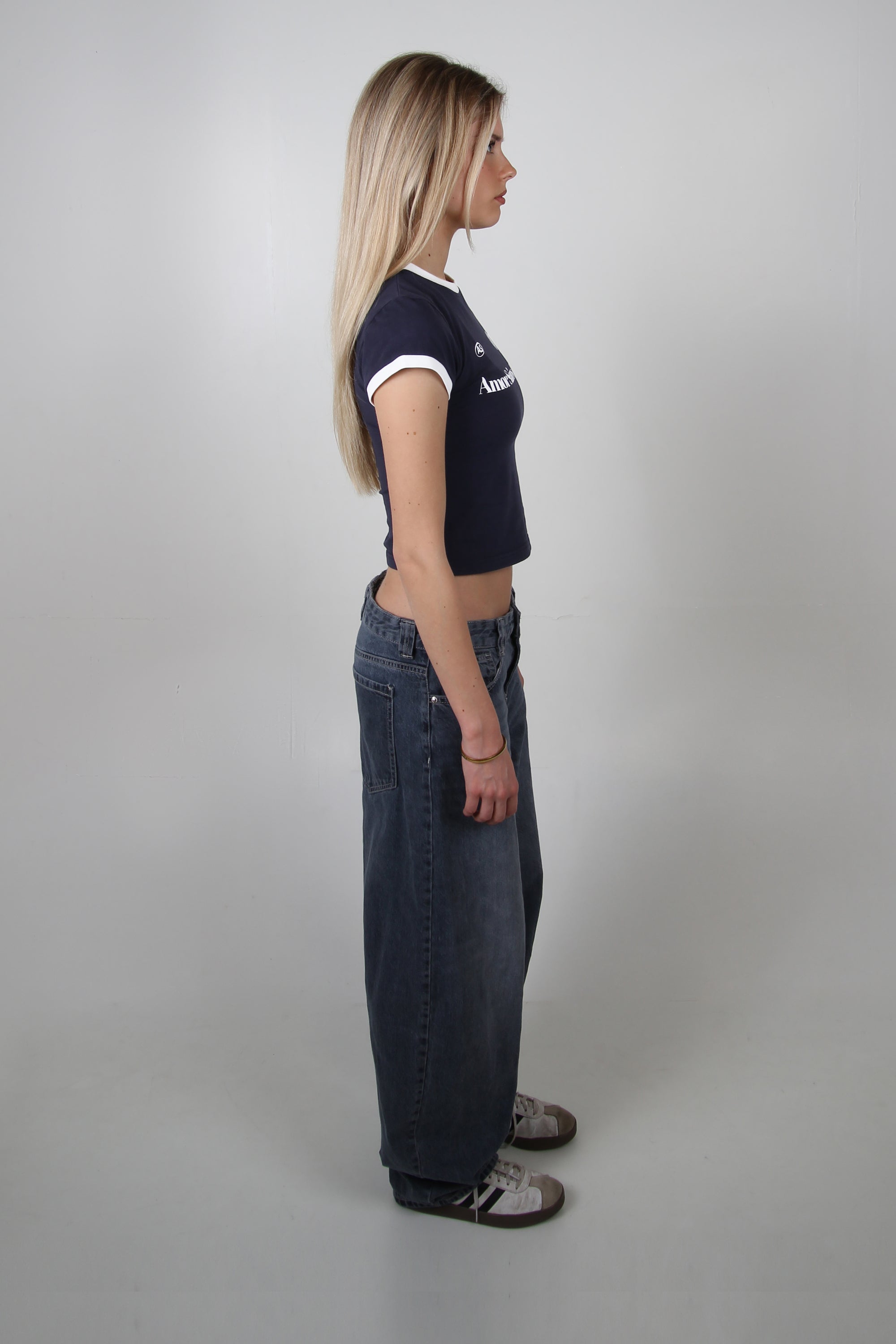 WOMAN T-SHIRT DARK BLUE