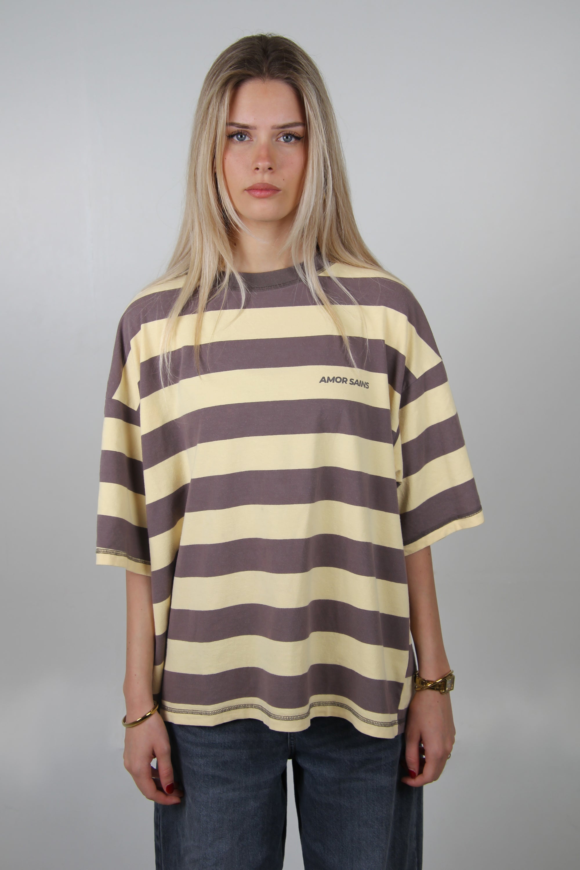 STRIPED T-SHIRT YELLOW/BLACK