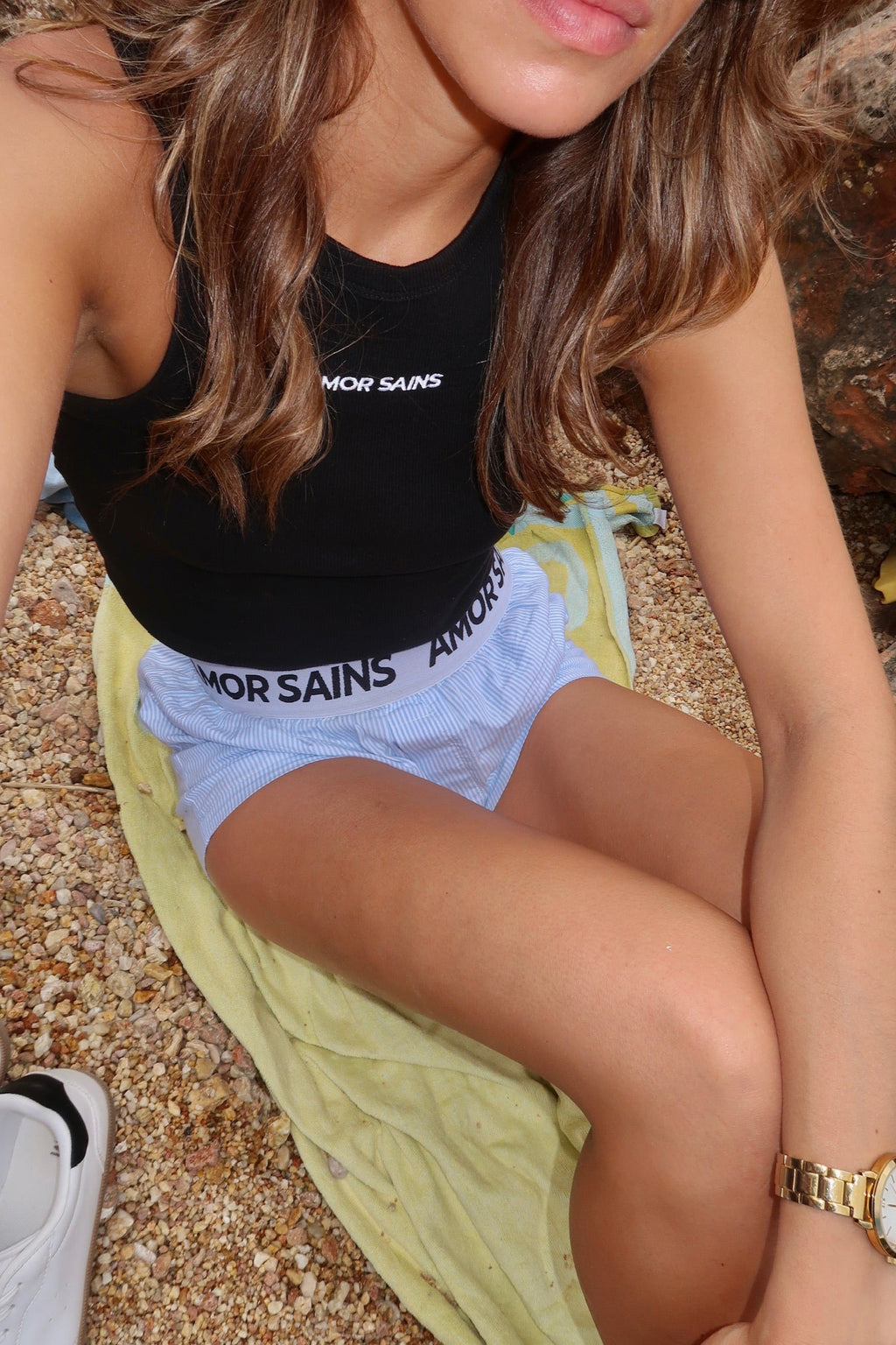 WOMAN TANK TOP BLACK